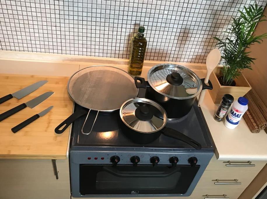 Apartament 5 Min From Papageorgiou Free Indoor Parking Saloniki Zewnętrze zdjęcie